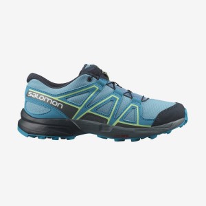 Kids' Salomon SPEEDCROSS Trail Running Shoes Blue | IN3601AHK