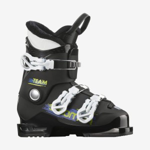 Kids' Salomon TEAM T3 Ski Boots Black / White | IN3616MQZ