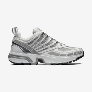 Men's Salomon ACS PRO ADVANCED Sneakers Silver | IN2172KOR