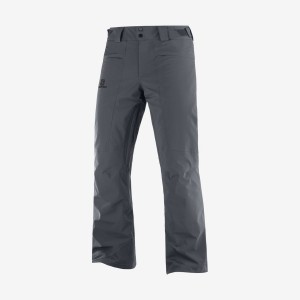 Men's Salomon BRILLIANT Ski Pants Grey | IN2484DFM