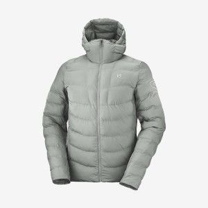 Men's Salomon ESSENTIAL XWARM INSULATED Jackets Olive | IN2313JPQ