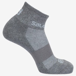 Men's Salomon EVASION 2-PACK Socks Grey | IN2663PJJ