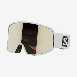 Men's Salomon LO FI SIGMA Goggles Beige | IN2722HAP