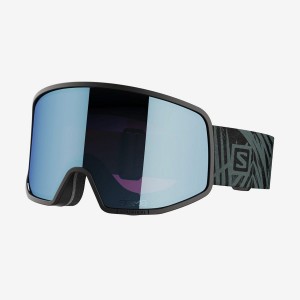 Men's Salomon LO FI SIGMA Goggles Black / Grey | IN2727XYU