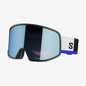 Men's Salomon LO FI SIGMA Goggles Black / White | IN2728CTV