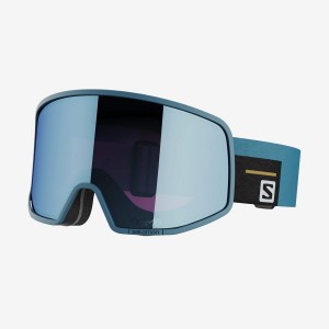 Men's Salomon LO FI SIGMA Goggles Blue | IN2725LIS