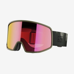 Men's Salomon LO FI SIGMA Goggles Olive | IN2726ZUT