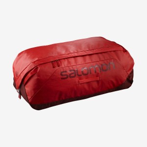 Men's Salomon OUTLIFE DUFFEL 100 Bags Red | IN2601MQZ