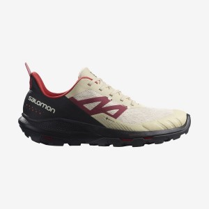 Men's Salomon OUTPULSE GORE-TEX Hiking Shoes Beige | IN2043TCE