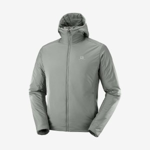 Men's Salomon OUTRACK INSULATED Jackets Olive | IN2306PJJ