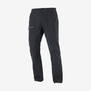 Men's Salomon OUTRACK Pants Black | IN2438LIS