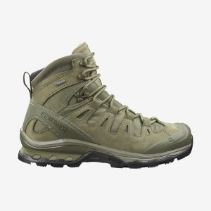 Men's Salomon QUEST 4D GORE-TEX FORCES 2 EN Boots Olive | IN2257YXF