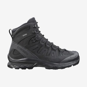 Men's Salomon QUEST 4D GORE-TEX FORCES 2 EN Boots Black | IN2258UZG