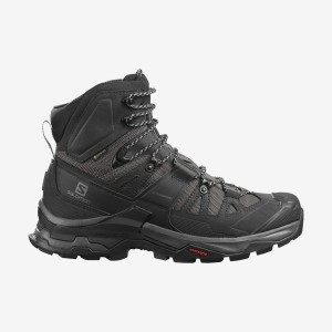 Men's Salomon QUEST 4 GORE-TEX Hiking Shoes Grey / Black | IN2063BEX