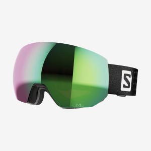 Men's Salomon RADIUM PRO SIGMA Goggles Black | IN2729VRW