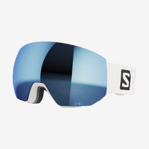 Men's Salomon RADIUM PRO SIGMA Goggles White | IN2733QMA