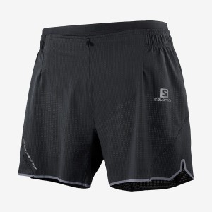 Men's Salomon SENSE AERO 5'' Shorts Black | IN2467XYU