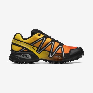 Men's Salomon SPEEDCROSS 3 GRADIENT Sneakers Yellow | IN2189OKI