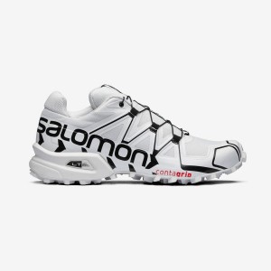 Men's Salomon SPEEDCROSS OFFROAD Sneakers White | IN2199KOR