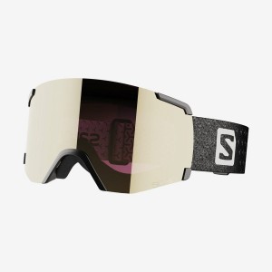 Men's Salomon S/VIEW SIGMA Goggles Black | IN2708EBC