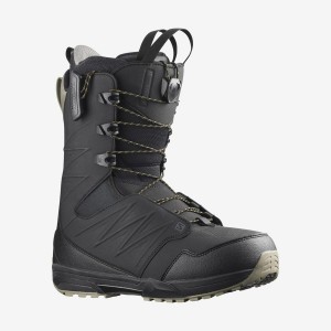 Men's Salomon SYNAPSE WIDE Ski Boots Black | IN2749KOR