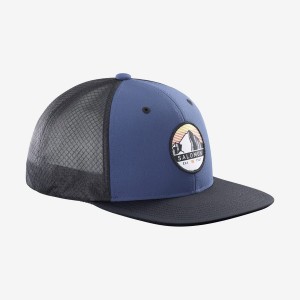 Men's Salomon TRUCKER Hats Navy | IN2650VRW