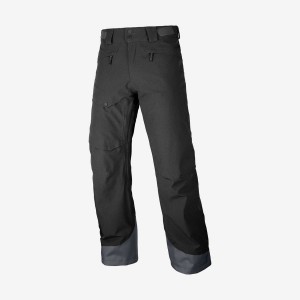 Men's Salomon UNTRACKED Ski Pants Black | IN2488JPQ