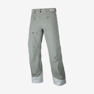 Men's Salomon UNTRACKED Ski Pants Grey | IN2492XYU