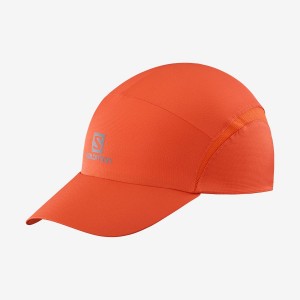 Men's Salomon XA Hats Orange | IN2633DFM