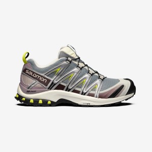 Men's Salomon XA PRO 3D Sneakers Grey / Purple | IN2186YXF