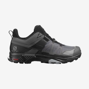 Men's Salomon X ULTRA 4 GORE-TEX Hiking Shoes Grey | IN2032ZUT