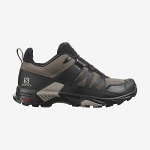 Men's Salomon X ULTRA 4 Hiking Shoes Black | IN2067WNB