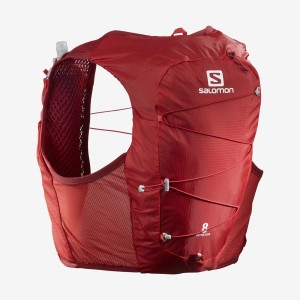 Women's Salomon ACTIVE SKIN 8 Running Packs Red | IN3352CTV