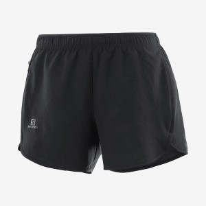 Women's Salomon AGILE Shorts Black | IN3267HAP