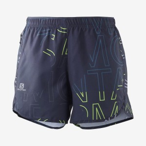 Women's Salomon AGILE Shorts Blue | IN3269KOR