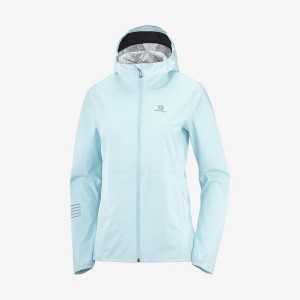 Women's Salomon BONATTI WATERPROOF Jackets Mint | IN3148MQZ