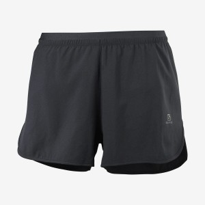 Women's Salomon CROSS 3'' Shorts Black | IN3274VRW