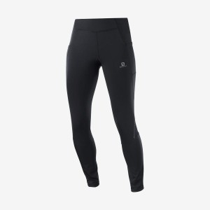 Women's Salomon CROSS RUN 28'' Pants Black | IN3256SGL