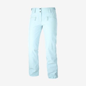 Women's Salomon EDGE Ski Pants Mint | IN3301VRW