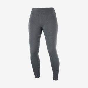 Women's Salomon ESSENTIAL SEAMLESS Pants Black | IN3248CTV