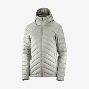 Women's Salomon ESSENTIAL XWARM DOWN INSULATED Jackets White | IN3180UZG