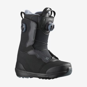 Women's Salomon IVY BOA Ski Boots Black | IN3535BEX