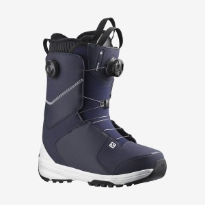 Women's Salomon KIANA DUAL BOA Ski Boots Blue | IN3537MQZ