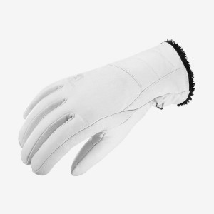 Women's Salomon NATIVE Gloves White | IN3528JPQ