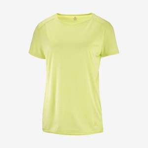 Women's Salomon OUTLINE SUMMER T Shirts Mint | IN3077ILH