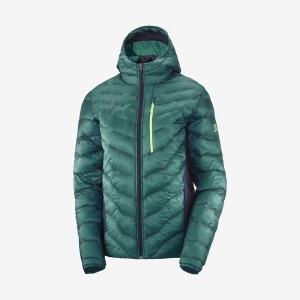 Women's Salomon OUTPEAK PRIMALOFT INSULATED Jackets Green | IN3182OKI