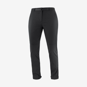 Women's Salomon OUTRACK Pants Black | IN3234OKI