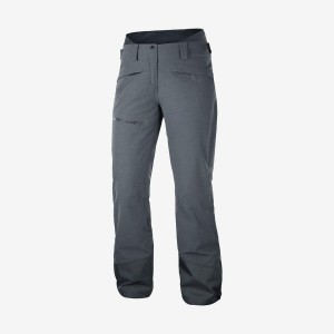 Women's Salomon PROOF LIGHT Ski Pants Grey | IN3290SGL