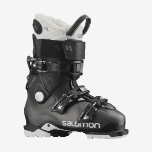 Women's Salomon QST ACCESS 80 CH Ski Boots Black / White | IN3551DFM