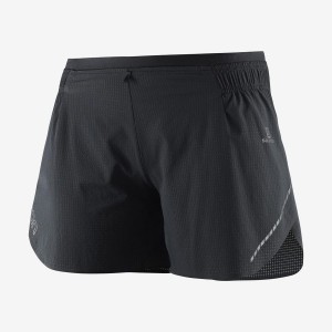 Women's Salomon SENSE AERO 5'' Shorts Black | IN3287PJJ